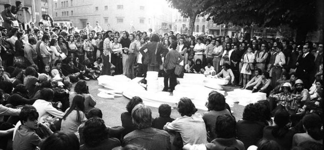 Encuentros de Pamplona,1972. Foto: Eduardo Momeñe