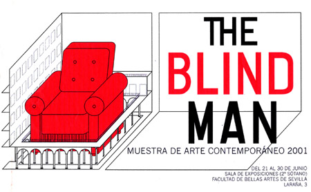 The Blind Man 2001. Diseño Cartel: Pedro Delgado