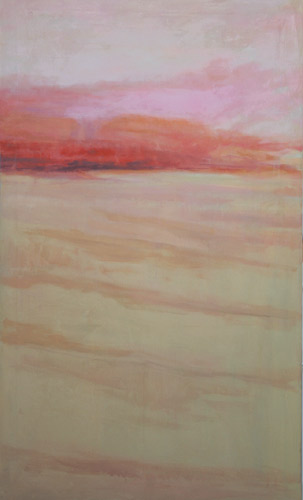 Sin título, 2004. Técnica mixta sobre lienzo. 162 x 97 cm.