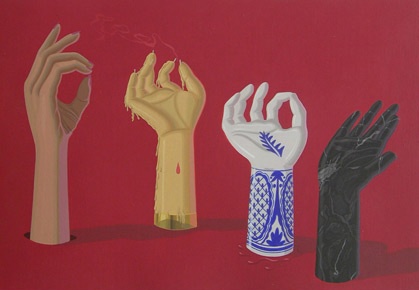 Jose Miguel Pereñiguez. Las Cuatro Estaciones, Acrílico sobre cartón. 54x75 cm - 2005