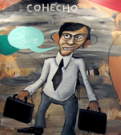 Cohecho, 2006. Óleo sobre lienzo. 130 x 97 cm.