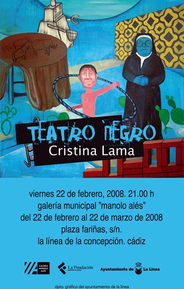 Cristina Lama. Invitación Galería Manuel Alés