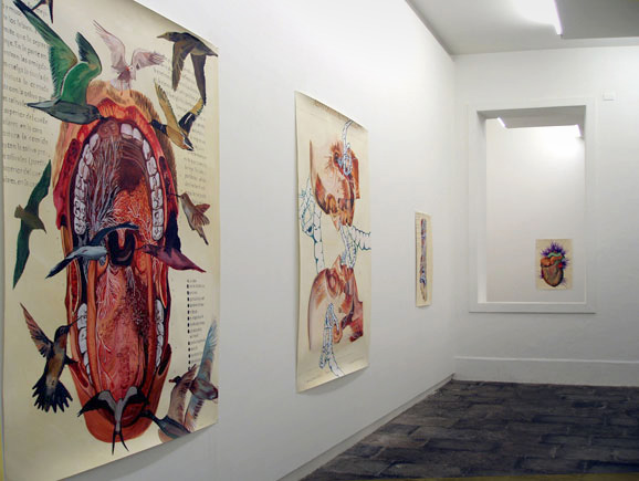 Lección de Anatomía, de la artista Ángeles Agrela, en la Galería Manuel Ojeda