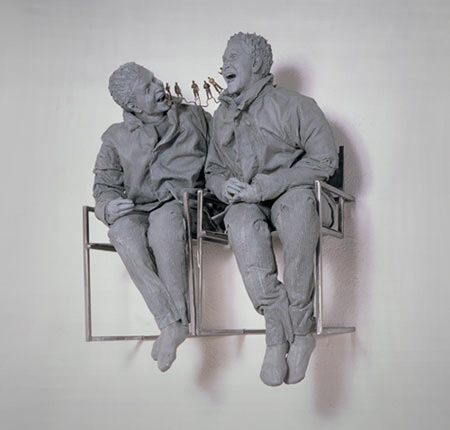 Two Seated on the Wall, 2000