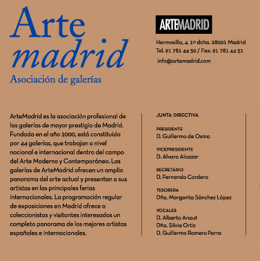 ARTEmadrid. Programa septiembre - diciembre 2009