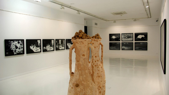 Fotografía de la exposición -Imagen- de los artistas MP&MP Rosado. 2010. Sala Cajasol -sala Imagen. Sevilla.